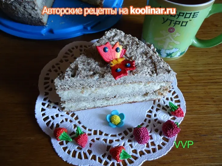 Кофейный торт доброе утро: шаг 7
