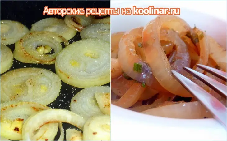 Лук маринованный на закуску и баклажаны под шашлыки: шаг 1