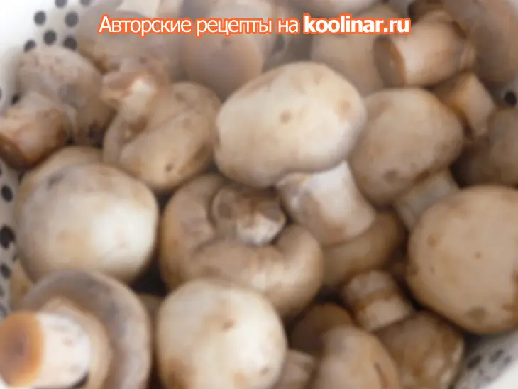Шампиньоны по-корейски: шаг 2