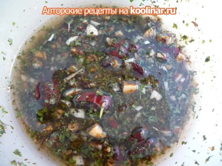 Шампиньоны по-корейски: шаг 3