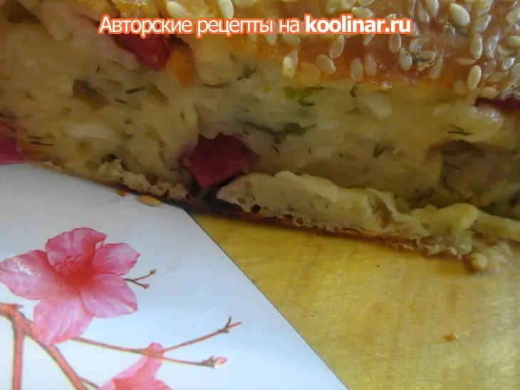 Быстрый сырный пирожок 2: шаг 10