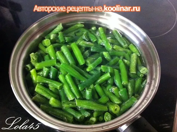 Салат грибной с двумя видами фасоли (постный): шаг 2