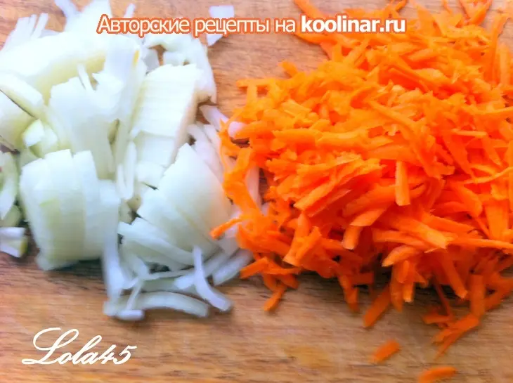 Салат грибной с двумя видами фасоли (постный): шаг 4