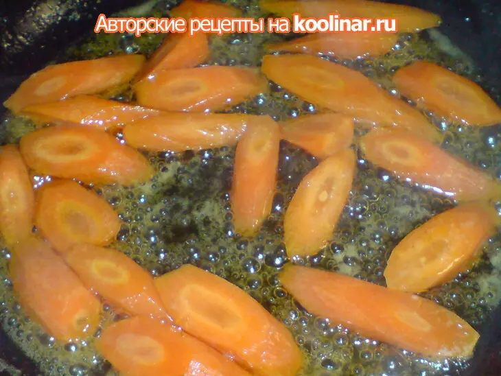 Тёплый витаминный салат из цветной капусты,моркови,чили и орешек-кешью.: шаг 3