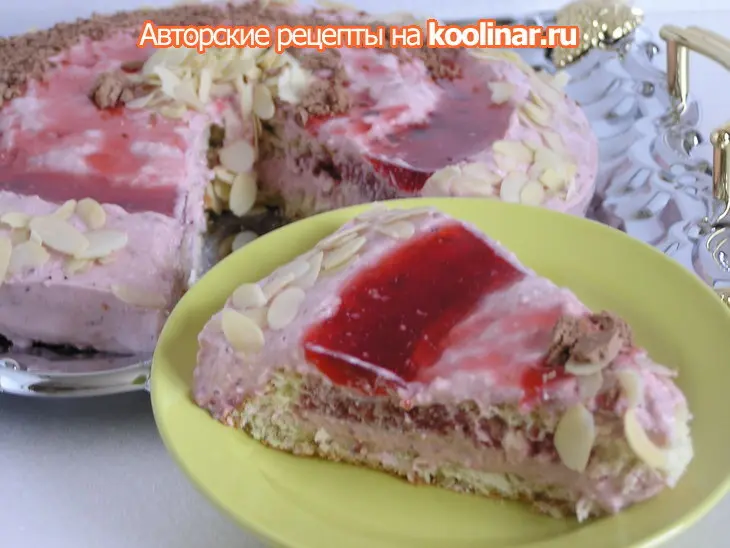 Торт « клубничная спешка».: шаг 1