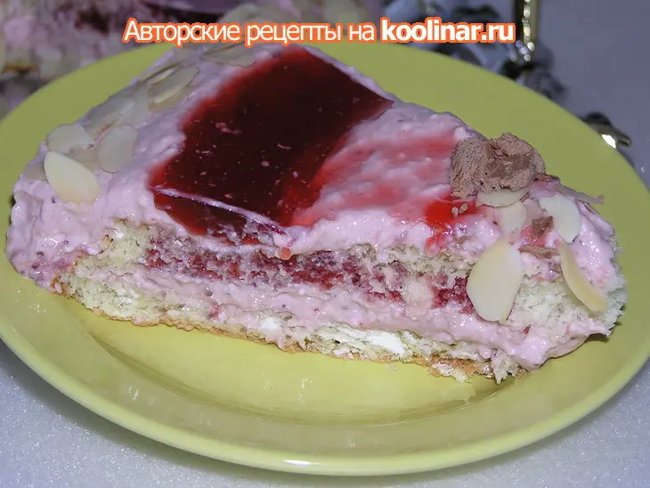 Торт « клубничная спешка».: шаг 2
