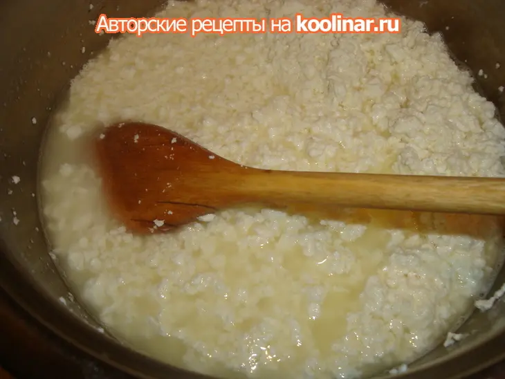 Быстрый сыр. продолжаю серию деревенских рецептов.: шаг 2