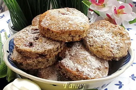 Творожное печенье с вишней: шаг 8