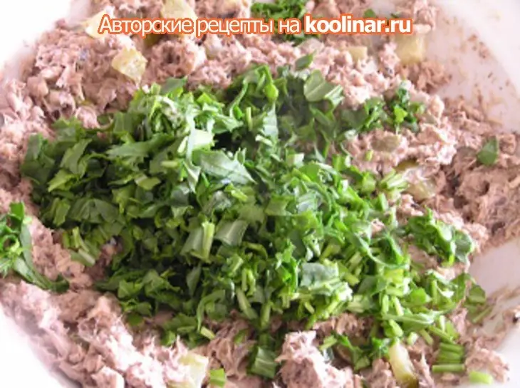 "красные башмачки" с тунцом: шаг 2