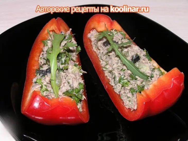 "красные башмачки" с тунцом: шаг 4