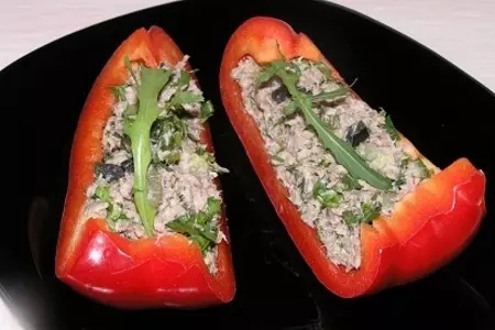"красные башмачки" с тунцом: шаг 4