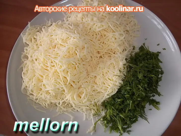 Хлеб с сыром и укропом: шаг 4