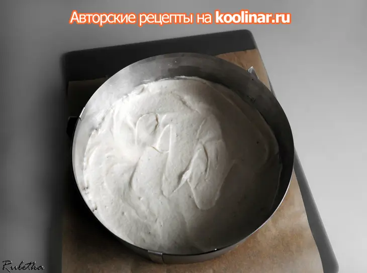 Торт с банановым муссом и хрусткой шоколадно-ореховой прослойкой "галлея": шаг 21