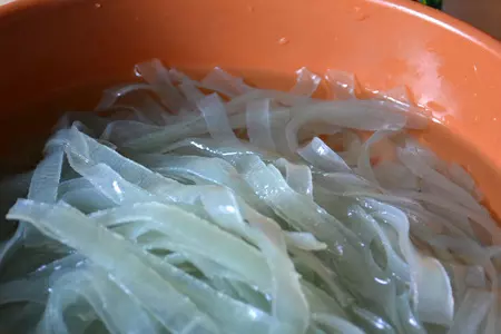 "чап чой"бобовая лапша с овощами и курицей: шаг 4