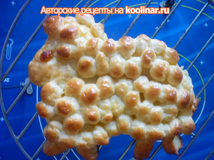 Пасхальный творожный агнец: шаг 3