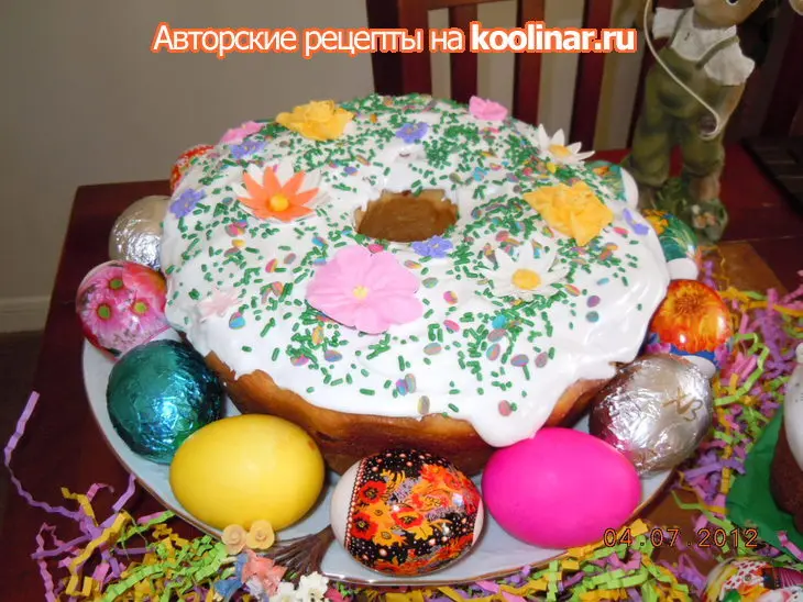 Кулич пасхальный: шаг 3