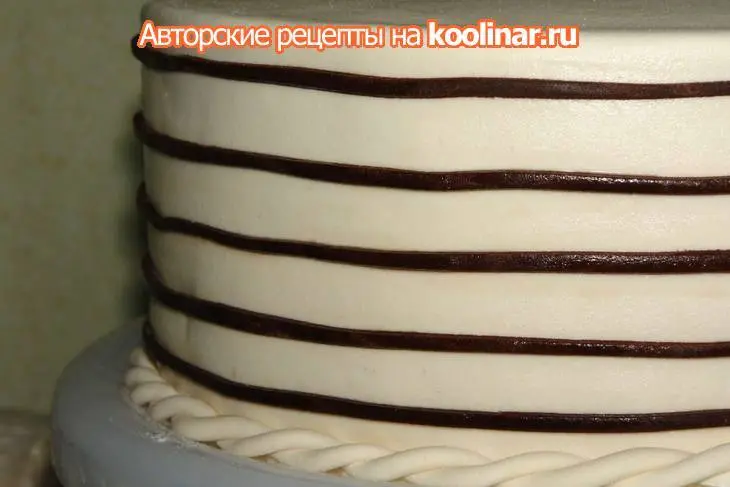 Торт "музыка": шаг 22