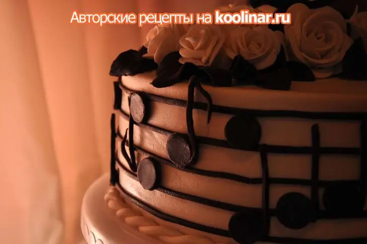 Торт "музыка": шаг 23