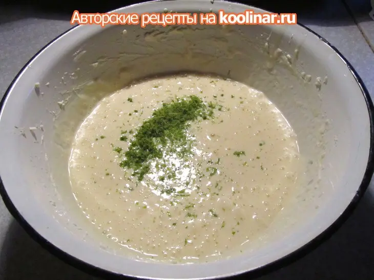 Лаймовый чизкейк: шаг 3
