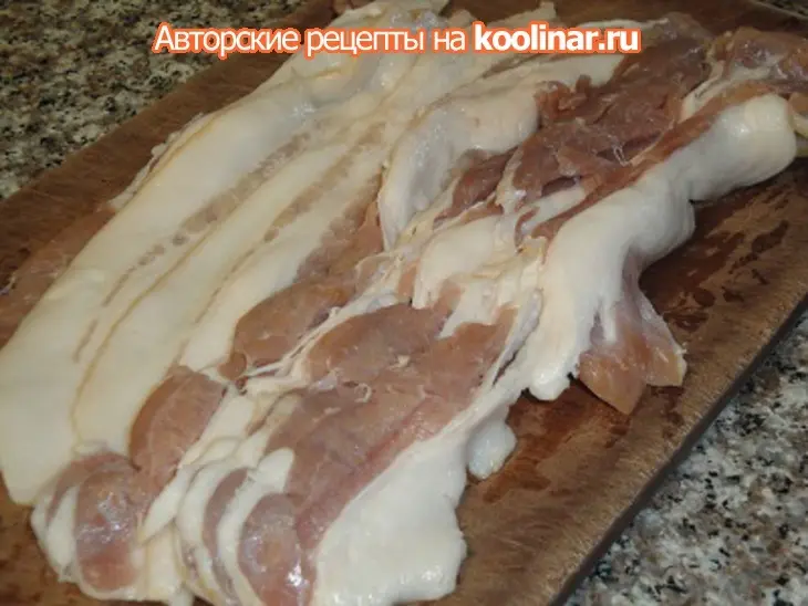 Креветки в беконе с чесноком на гриле: шаг 2