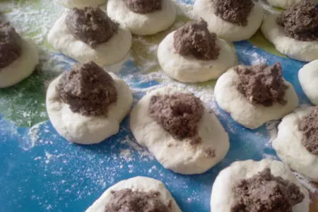 Пирожки закусочные, ну очень сердечные!: шаг 4