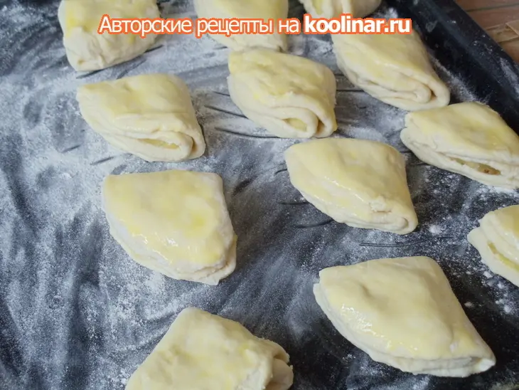 Слоено-творожное тесто c начинками на любой вкус: шаг 6