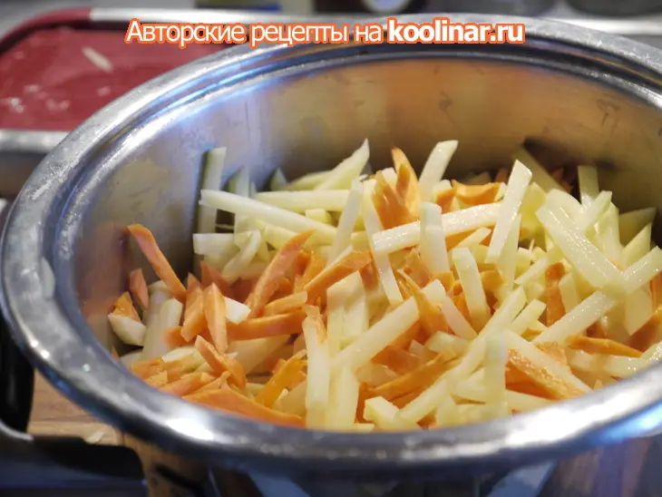 Маринованный картофельный салат: шаг 2