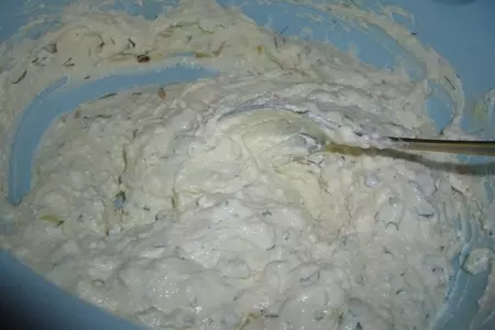 Творожные оладьи с луком: шаг 5