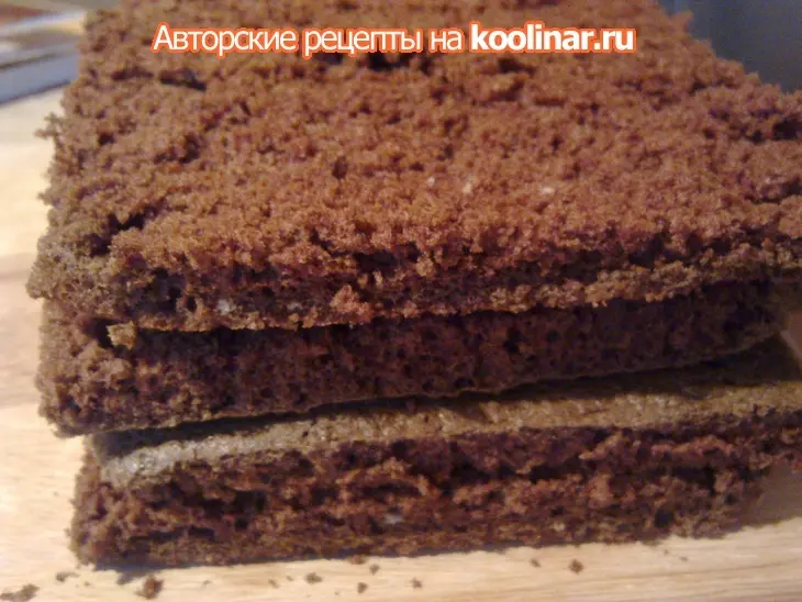 Сливочно-кофейный торт: шаг 2