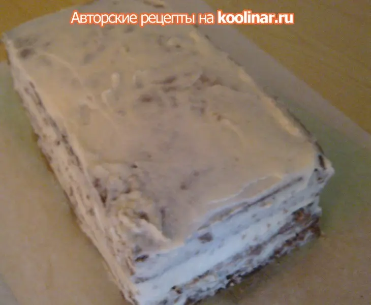 Сливочно-кофейный торт: шаг 5