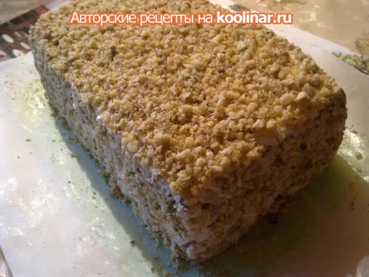 Сливочно-кофейный торт: шаг 6