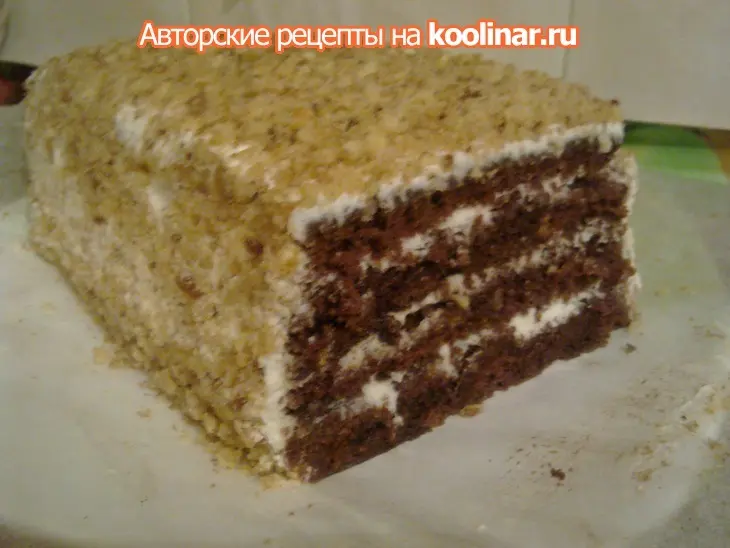Сливочно-кофейный торт: шаг 8