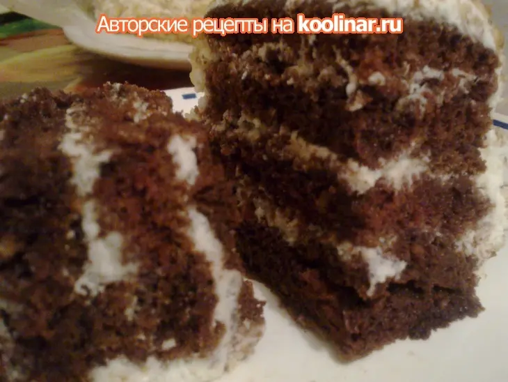 Сливочно-кофейный торт: шаг 9