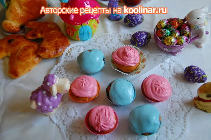 Ягодные мафины "весёлая поляна": шаг 5