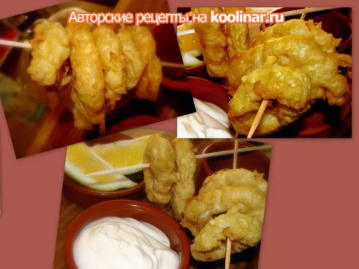 Кальмары в кляре ( calamares a la romana ): шаг 6