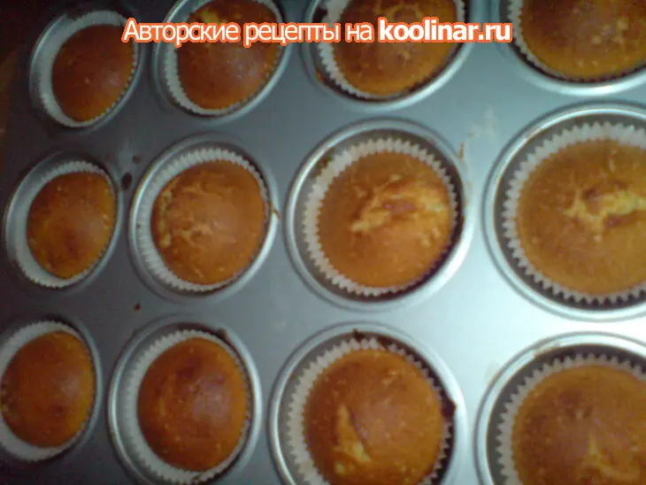Пасхальные кексы с яичным ликёром: шаг 6