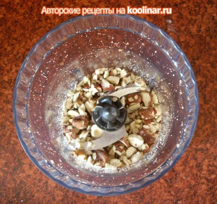 Кекс с сухофруктами и орехами на водяной бане: шаг 3