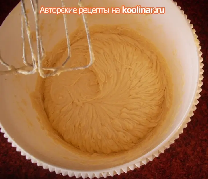Кекс с сухофруктами и орехами на водяной бане: шаг 8