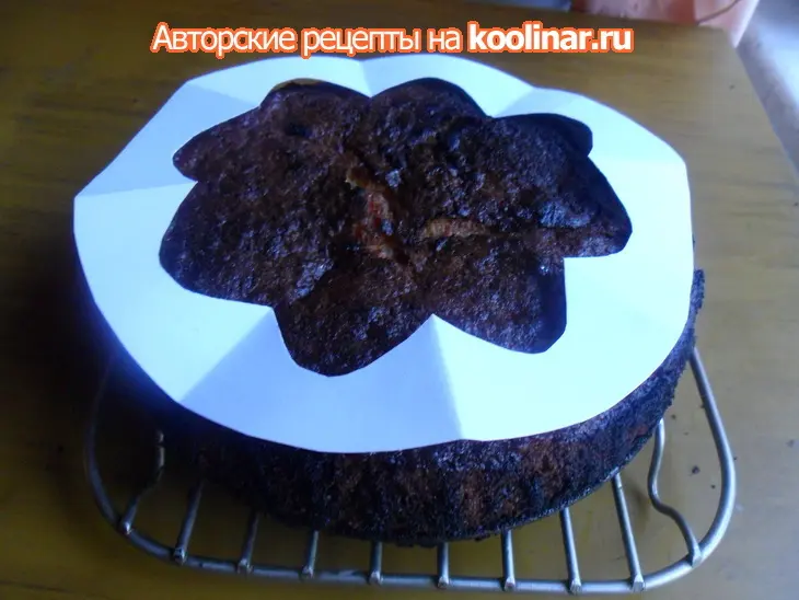 Торт-пирог с черносливом: шаг 7