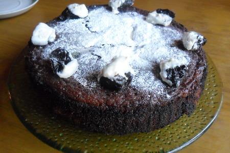 Торт-пирог с черносливом: шаг 8