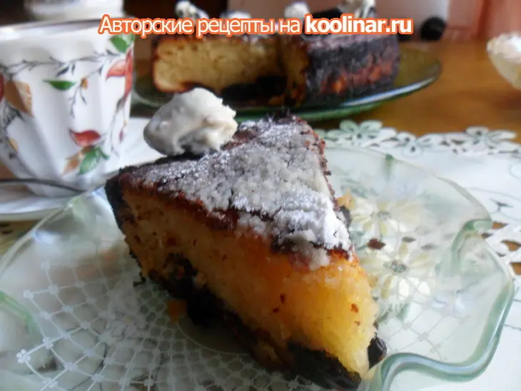 Торт-пирог с черносливом: шаг 10