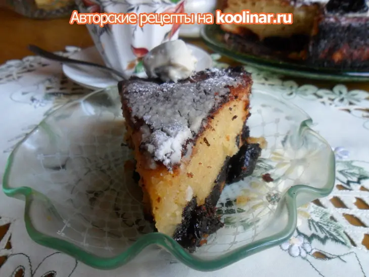 Торт-пирог с черносливом: шаг 11