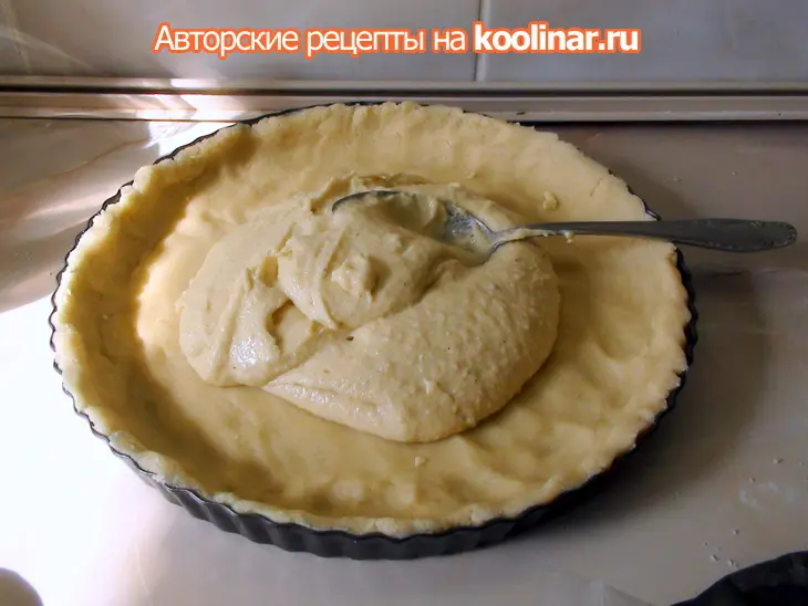 Кростата с франжипаном и виноградом или пирог с миндальным кремом, рецепт моего друга ольги варуник.: шаг 7