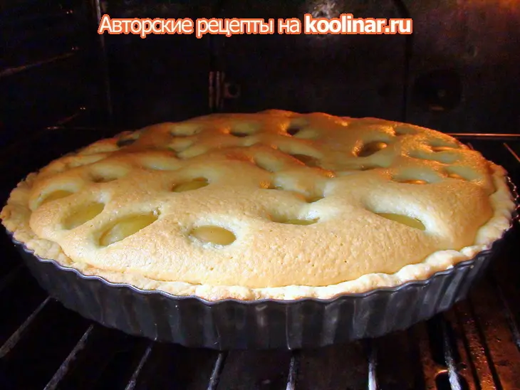 Кростата с франжипаном и виноградом или пирог с миндальным кремом, рецепт моего друга ольги варуник.: шаг 10