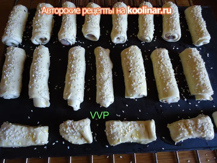 Слойки с креветками: шаг 4