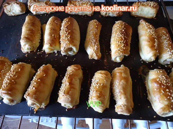 Слойки с креветками: шаг 5