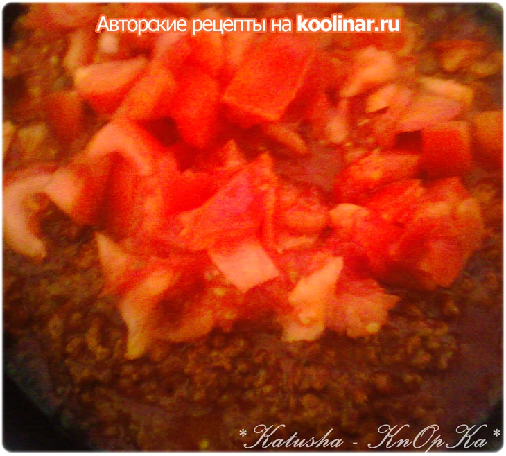 Макаронная запеканка с фаршем и томатом: шаг 6