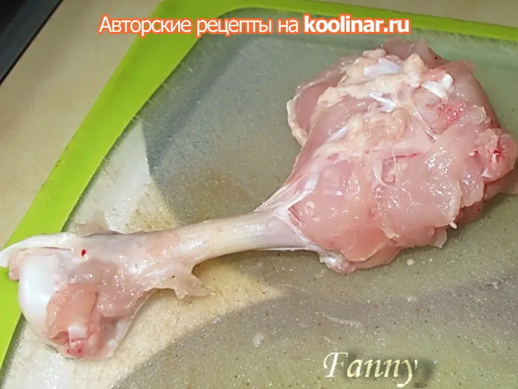 Фаршированные куриные крылья: шаг 1