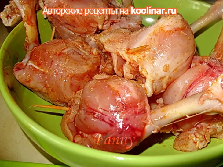 Фаршированные куриные крылья: шаг 5