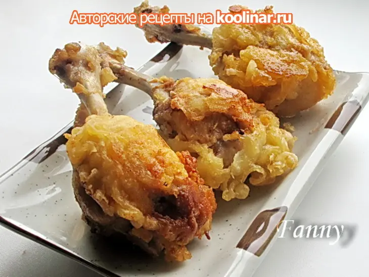 Фаршированные куриные крылья: шаг 7